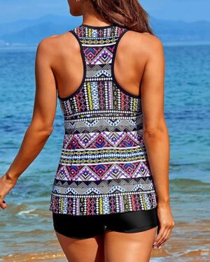 🌸Tankini Short MOD:G938 - Imagen 2