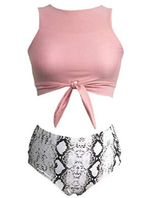 🌸Bikini tiro alto anudado MOD:M313 - Imagen 7