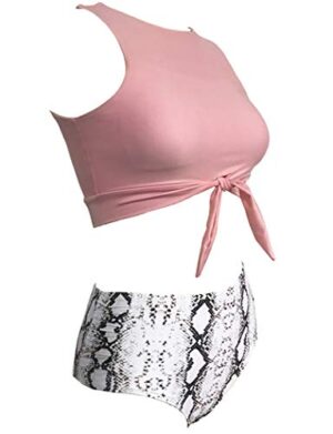 🌸Bikini tiro alto anudado MOD:M313 - Imagen 8