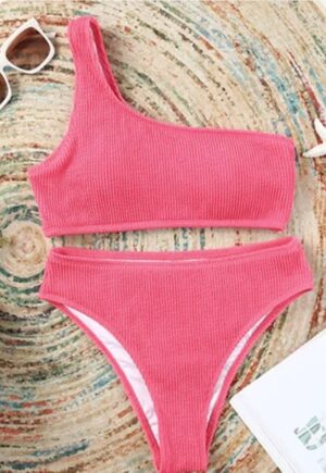 🌸Bikini un hombro texturizado MOD:M933 - Imagen 3