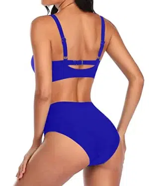 🌸Bikini tiro alto con control de abdomen anudado MOD:M963 - Imagen 2