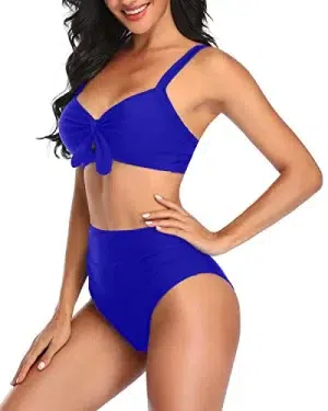 🌸Bikini tiro alto con control de abdomen anudado MOD:M963 - Imagen 3