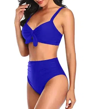 🌸Bikini tiro alto con control de abdomen anudado MOD:M963 - Imagen 4