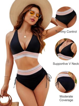 🌸Bikini tiro alto con control de abdomen MOD:M967 - Imagen 4