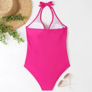 🌸Monokini con control de abdomen halter MOD:FP-M984 - Imagen 2