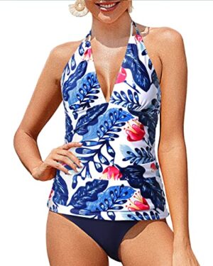 🌸Tankini bottom con control abdomen halter MOD:TR-M994 - Imagen 3