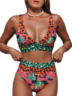 🌸Bikini tiro alto animal print MOD:G1091 - Imagen 7