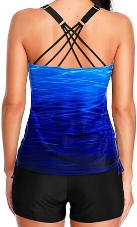 🌸Tankini Short ajuste lateral MOD:G1097