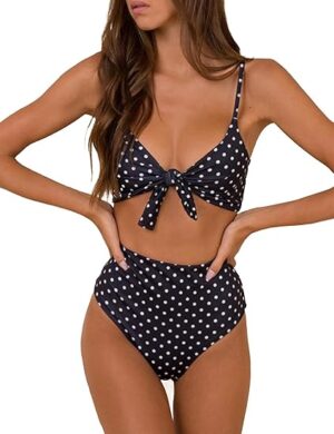 🌸Bikini tiro alto anudado MOD:G1083 - Imagen 5