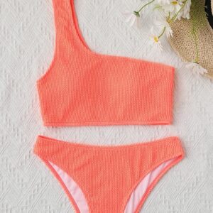 🌸Bikini un hombro texturizado MOD:M1010 - Imagen 3