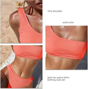 🌸Bikini un hombro texturizado MOD:M1010 - Imagen 5