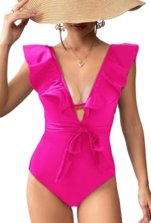 🌸Monokini con volantes MOD:M1025