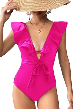 🌸Monokini con volantes MOD:M1025