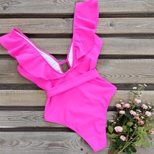 🌸Monokini con volantes MOD:M1025 - Imagen 4